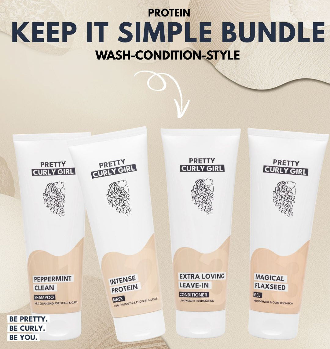 Keep It Simple Set: Curly Hair Starter Kit – Pretty Curly Girl
