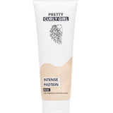 The Pretty Curly Girl USA Intense Protein Mask in an 8.5 fl oz jar. It is a weekly repair treatment for dry, damaged curls.